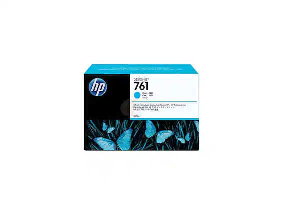 hp DESIGNJET 761 Cyan
HP Ink Cartridge / Cartouche d'encre HP / HP Tintenpatrone
400 ml