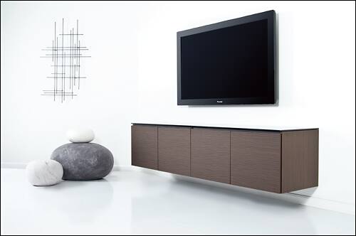 Alt View 1. Salamander Designs - Chameleon Berlin Cabinet for Flat-Panel TVs Up to 70" - Wenge.