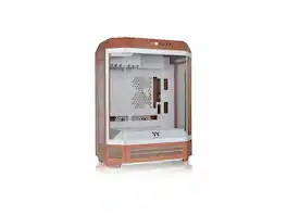 Thermaltake - Tower 600; 2x140mm Fans; 420mm Rad; 400mm GPU; Hidden Connectors; Rotatable Slots; Mocha Mousse - Mocha Mousse