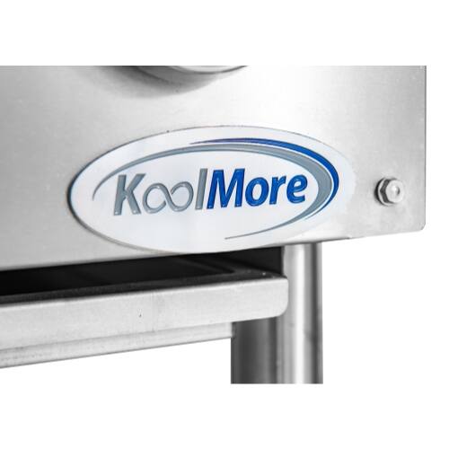 Alt View 8. Koolmore - 24 in. Commercial Four-Burner Step Up Range, 104000 BTU in Stainless-Steel (KM-CRSU-24) - Silver.
