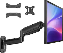 FINEAK - Monitor Wall Mount for 22"-35" Screens, Holds up to 26.4lbs - Black