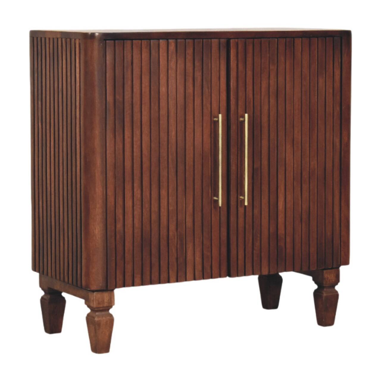 Back. Artisan Furniture - Artisan Furniture, Cavallo Cabinet,With Ample Storage - Brown.
