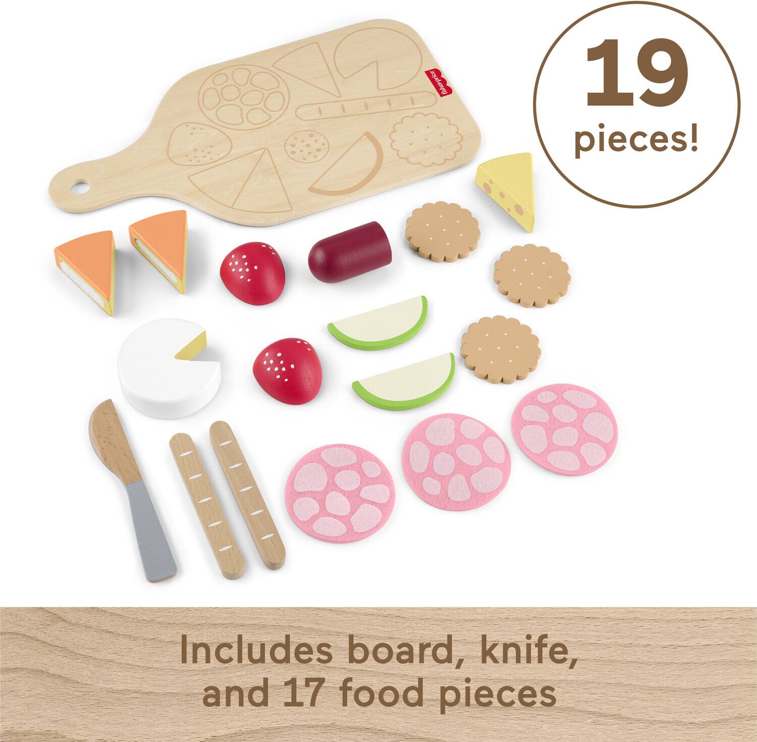 Ashergrice ILE 19 pieces! Includes board, knife, and 17 food pieces