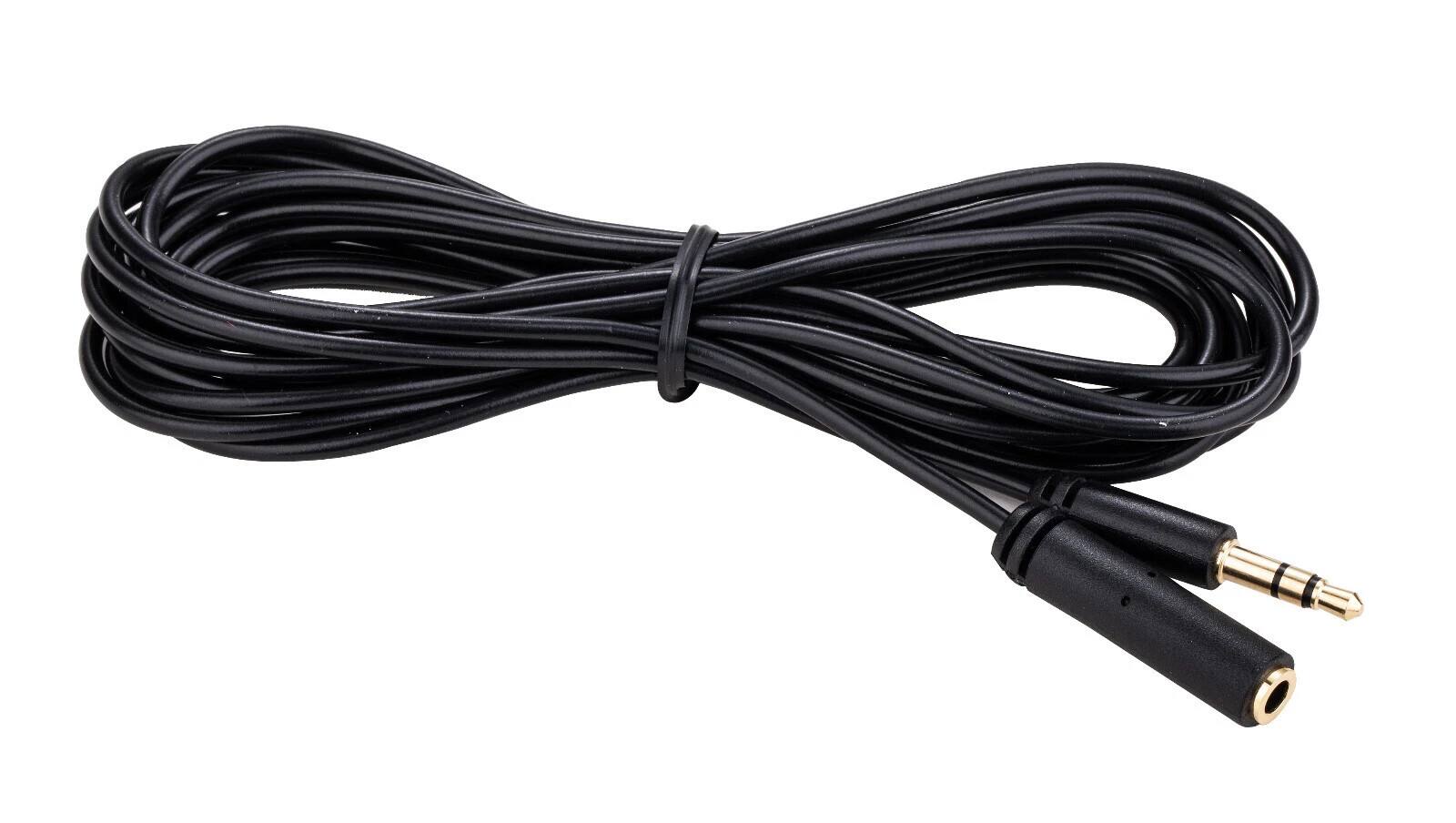 Alt View 2. Cables Direct Online - 100FT 3.5mm Headphone Extension Cable Male to Female Stereo Audio Aux Extender for iPhone iPad Smartphone Tablet Headset - Black.