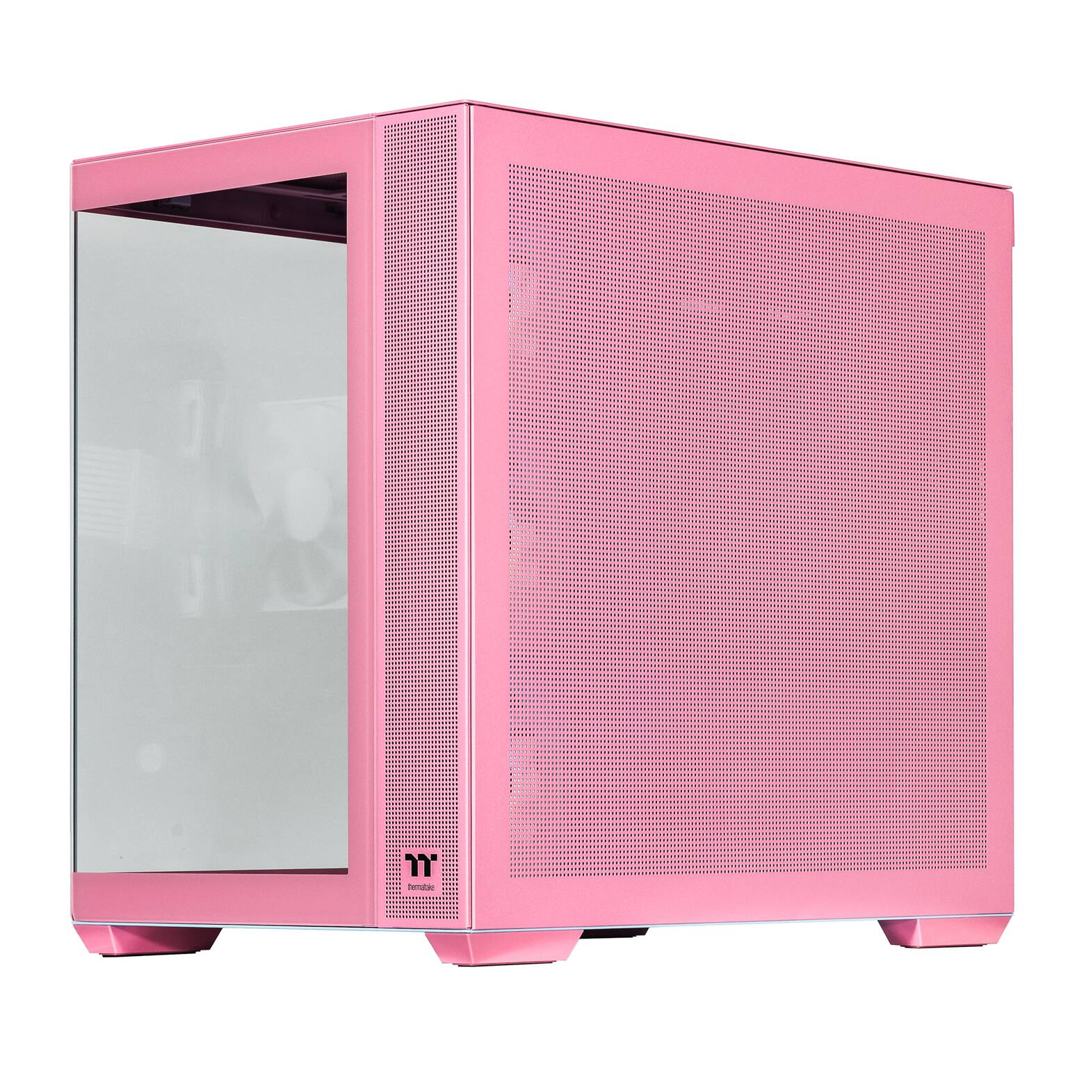 Alt View 5. Velztorm - Velztorm Pink Fultix Desktop PC (AMD Ryzen 5-5500, 16GB DDR4, 1TB PCIe SSD, Win 11 Pro) - Rose Pink.