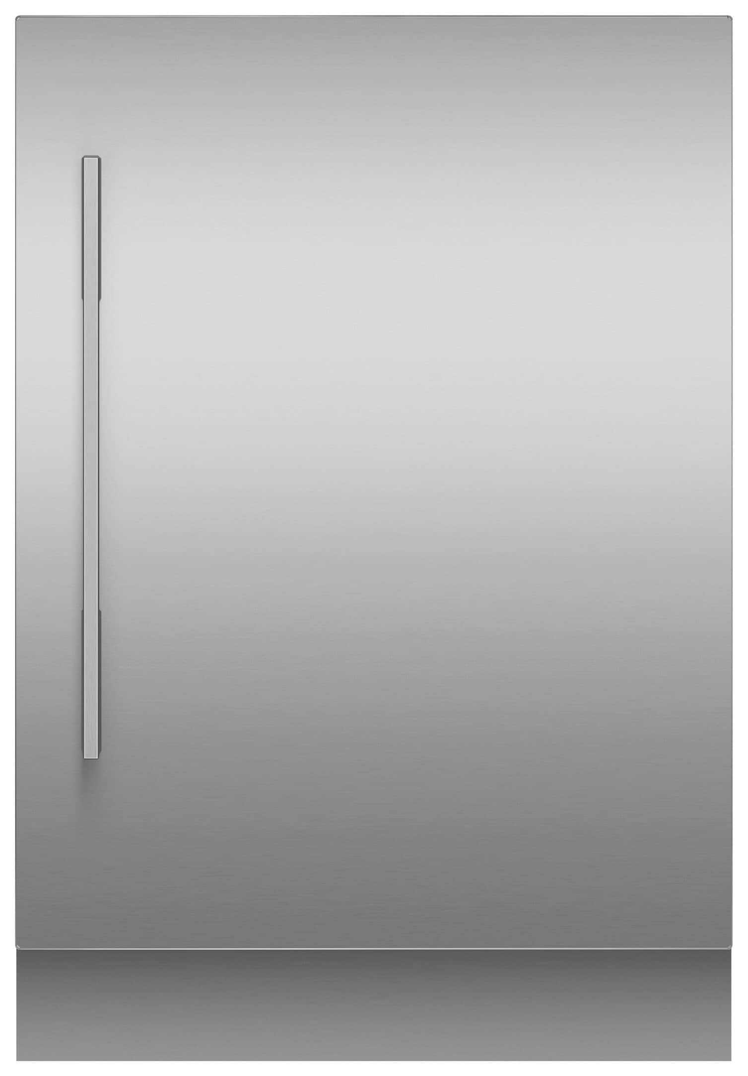 Fisher & Paykel - 24" Integrated Wine Cellar or Beverage Refrigerator Solid Door Panel, Right Hinge - Stainless Steel - Front_Zoom