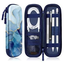 Kitcheniva - Shockproof Apple Pencil Case Stylus Smartpen Carrying Bag Sleeve - Ocean Marble