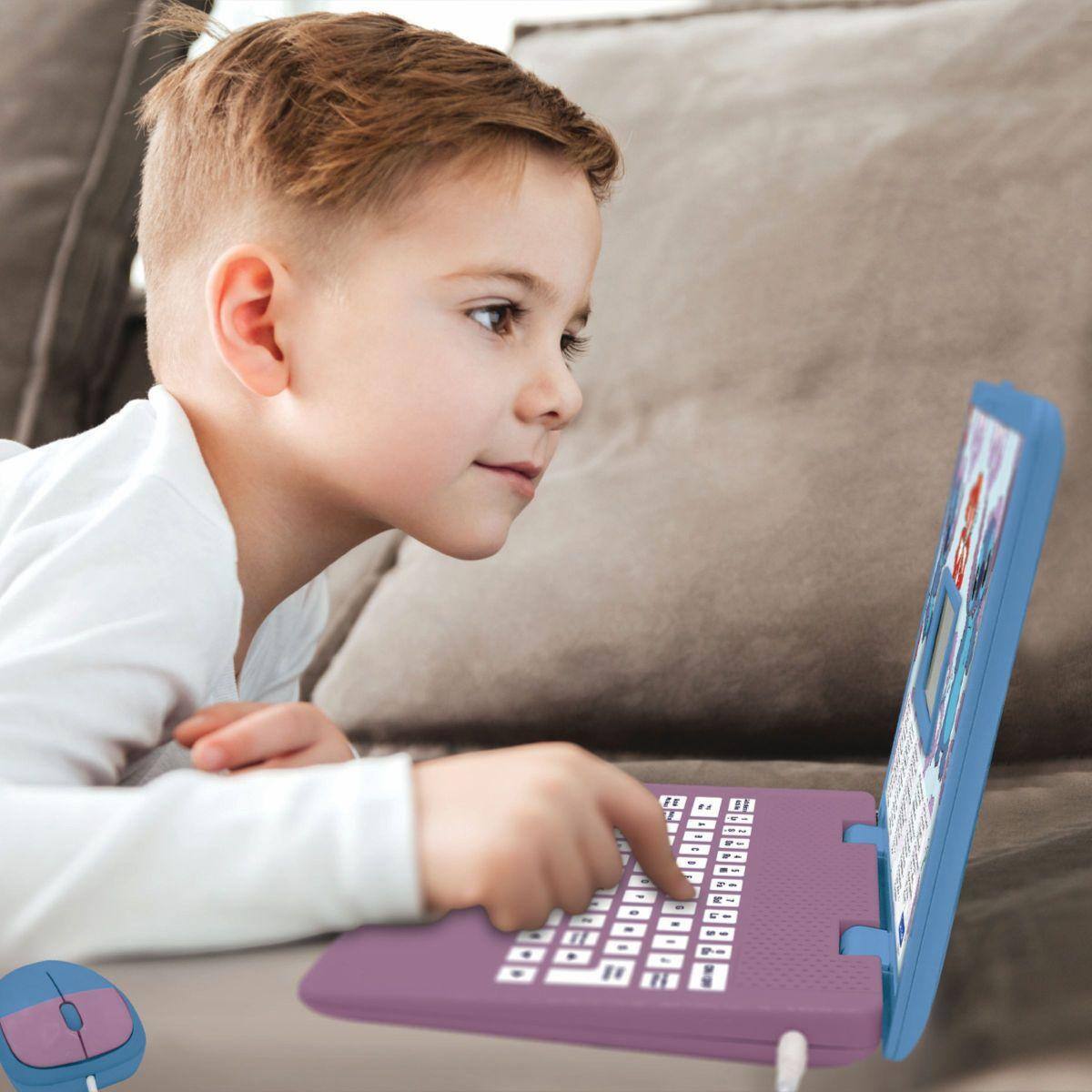Alt View 4. Lexibook - DISNEY Stitch Bilingual Talking Educational laptop – 124 activities in English and Spanish.