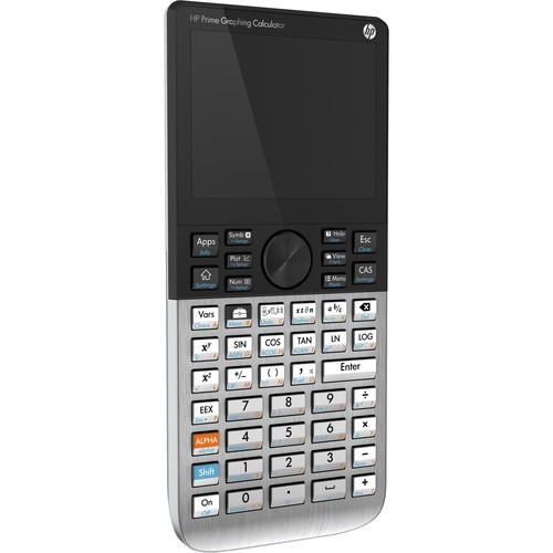  HP - Prime Graphing Touchscreen LCD Calculator - 10 Lines &amp; 33 Characters - Battery &amp; AC Supply Powered - Black