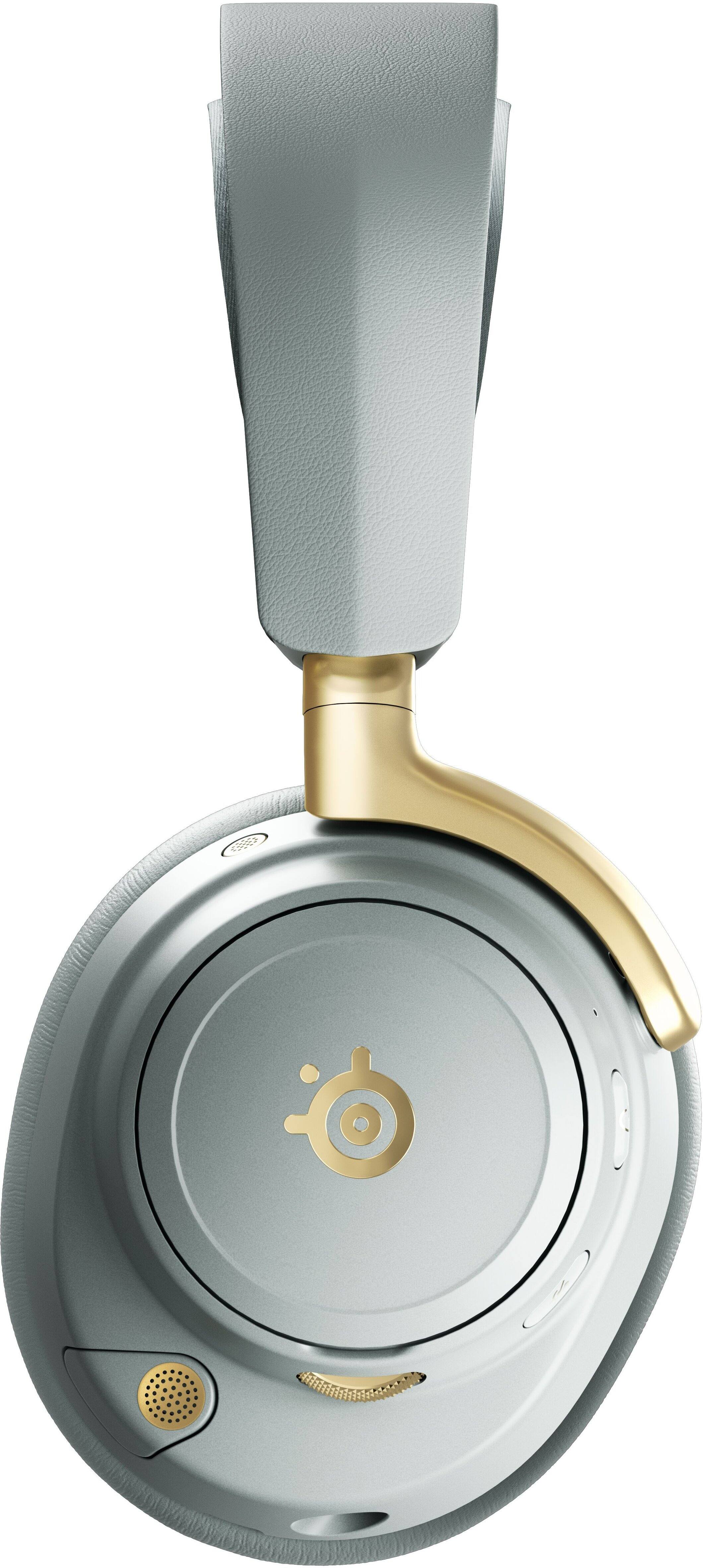 Alt View 13. SteelSeries - Arctis Nova Elite Wireless Multi Gaming Headset for PC,PS5, Xbox one and Series S/X, Switch, Switch 2 - Sage Gold.