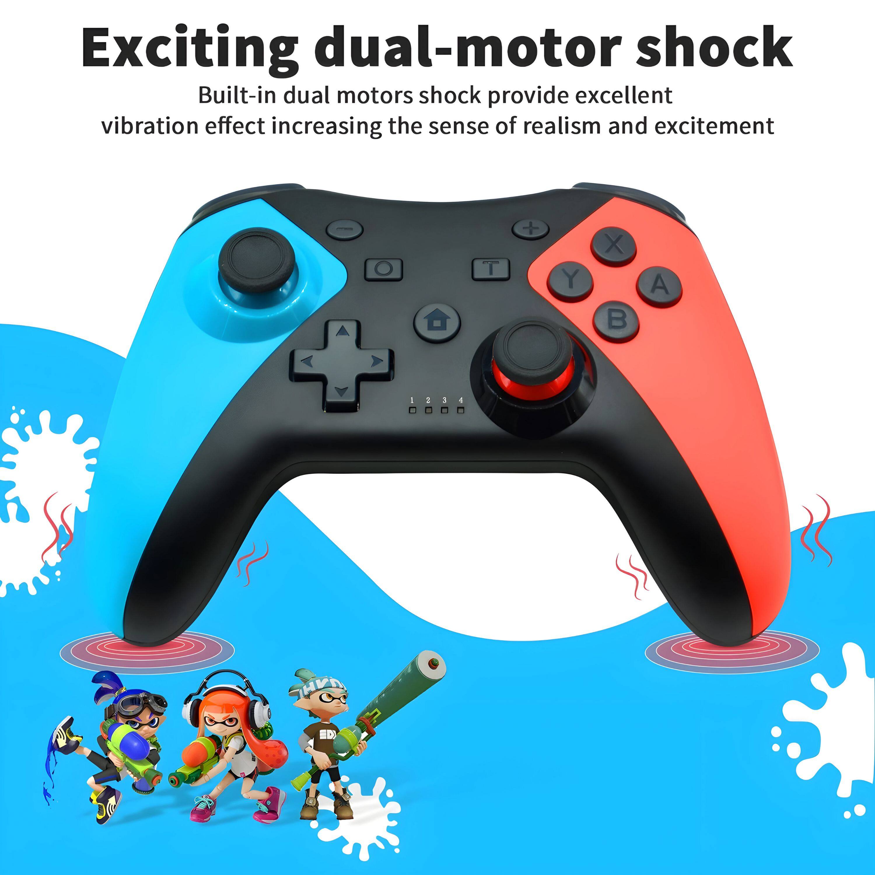 Exciting dual-motor shock  
Built-in dual motors shock provide excellent vibration effect increasing the sense of realism and excitement