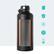 Alt View 12. Buzio - 87oz Insulated Water Bottle with Straw Lid and Spout Lid - Black.