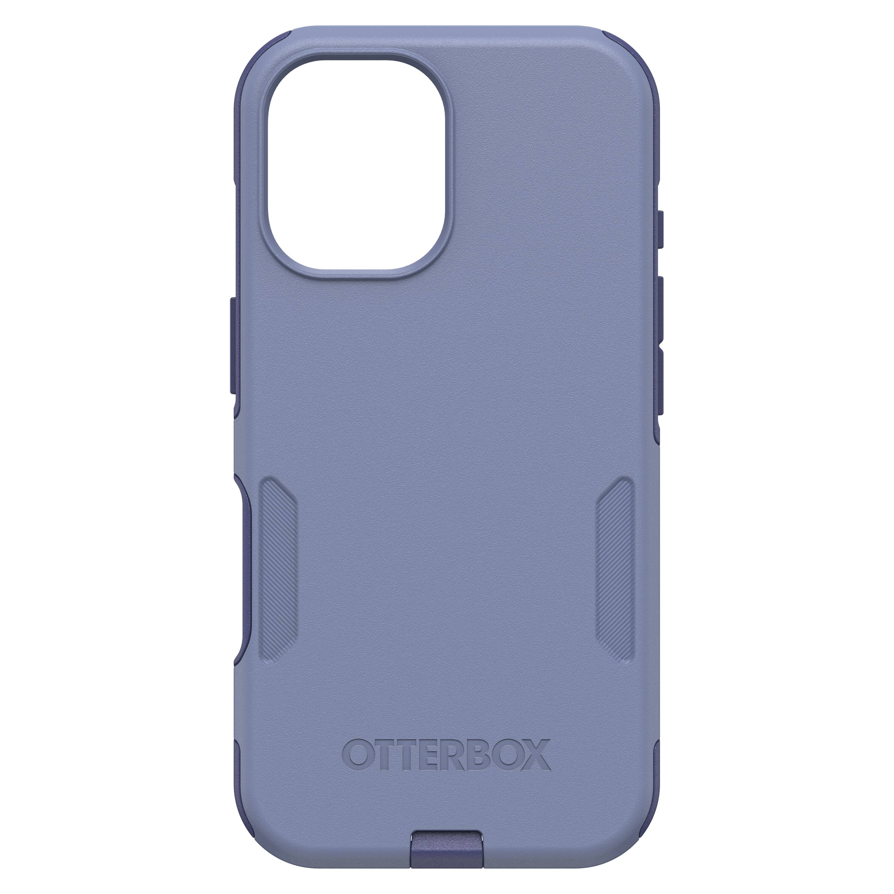 Angle. OtterBox - Commuter Series Hard Shell for MagSafe for Apple iPhone 16 - Denver Dusk.