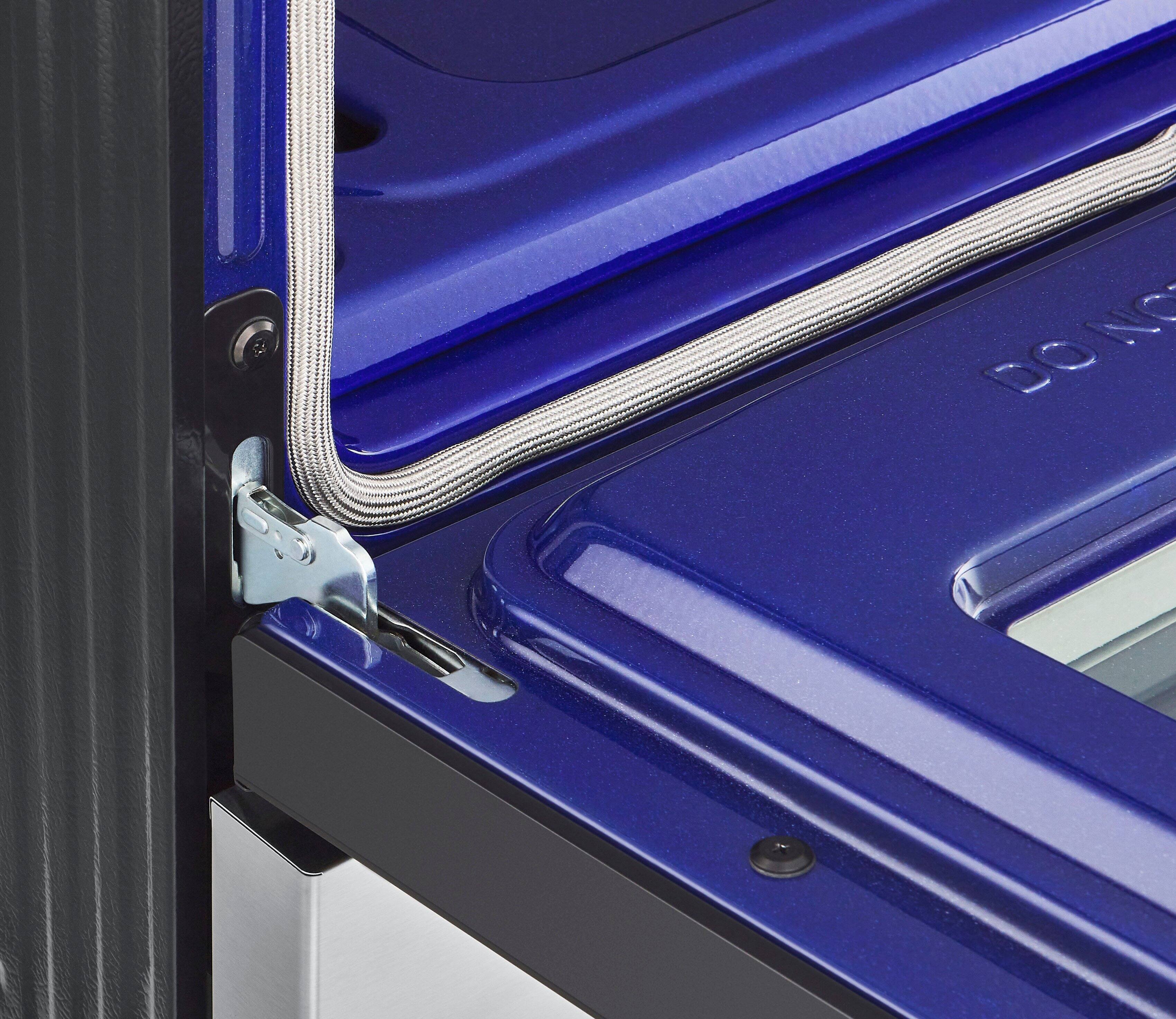 Alt View 22. LG - 5.8 Cu. Ft. Slide-In Gas True Convection Smart Range with EasyClean, Air Fry and UltraHeat 20K Burner - PrintProof Stainless Steel.