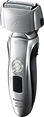 Angle Standard. Panasonic - Arc3 Wet/Dry Pivoting-Head Shaver with Nanotech Blades - Silver.