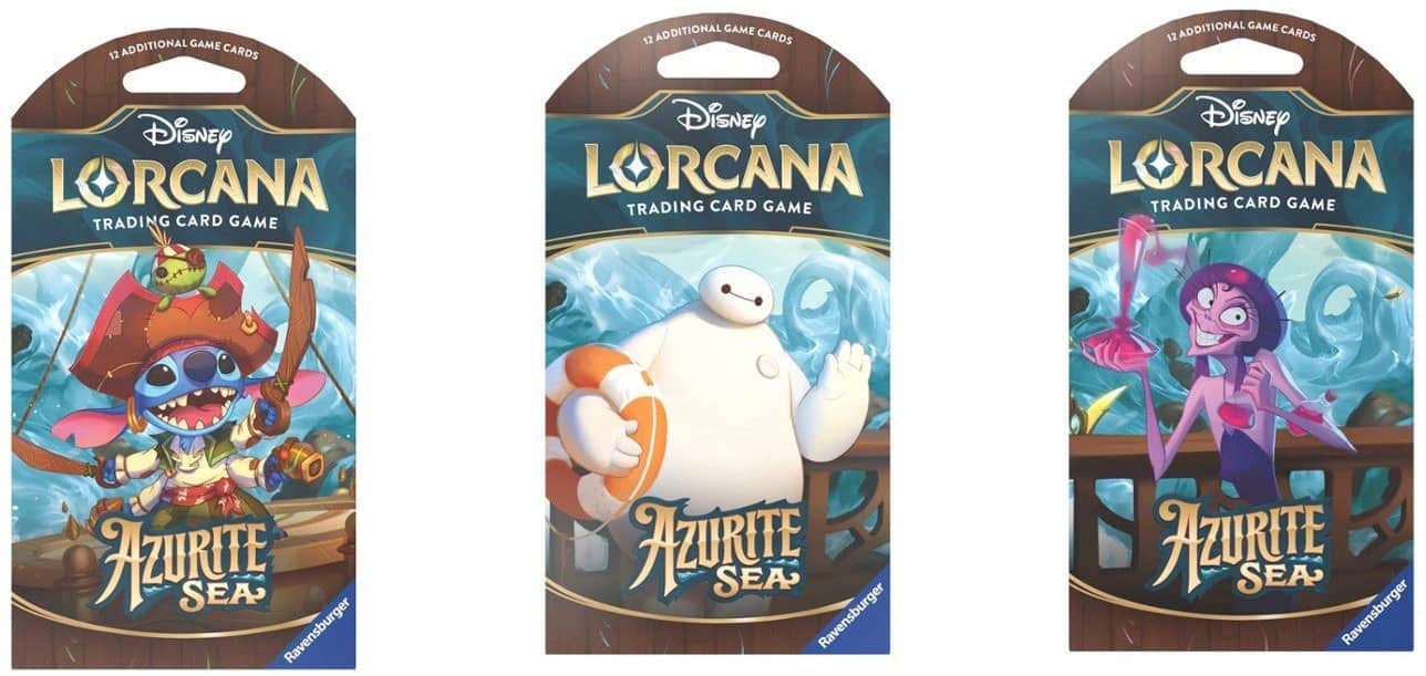 Disney - Lorcana: Azurite Sea Sleeved Booster - Styles May Vary - Front_Zoom