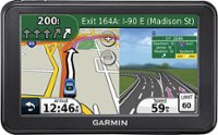 Front Standard. Garmin - nüvi 50LM - 5" - Lifetime Map Updates - Portable GPS - Black.