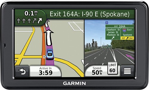 Garmin 2555LMT 5" GPS with Lifetime Map Updates and Lifetime Traffic Updates Black 010-01002-29 - Best Buy