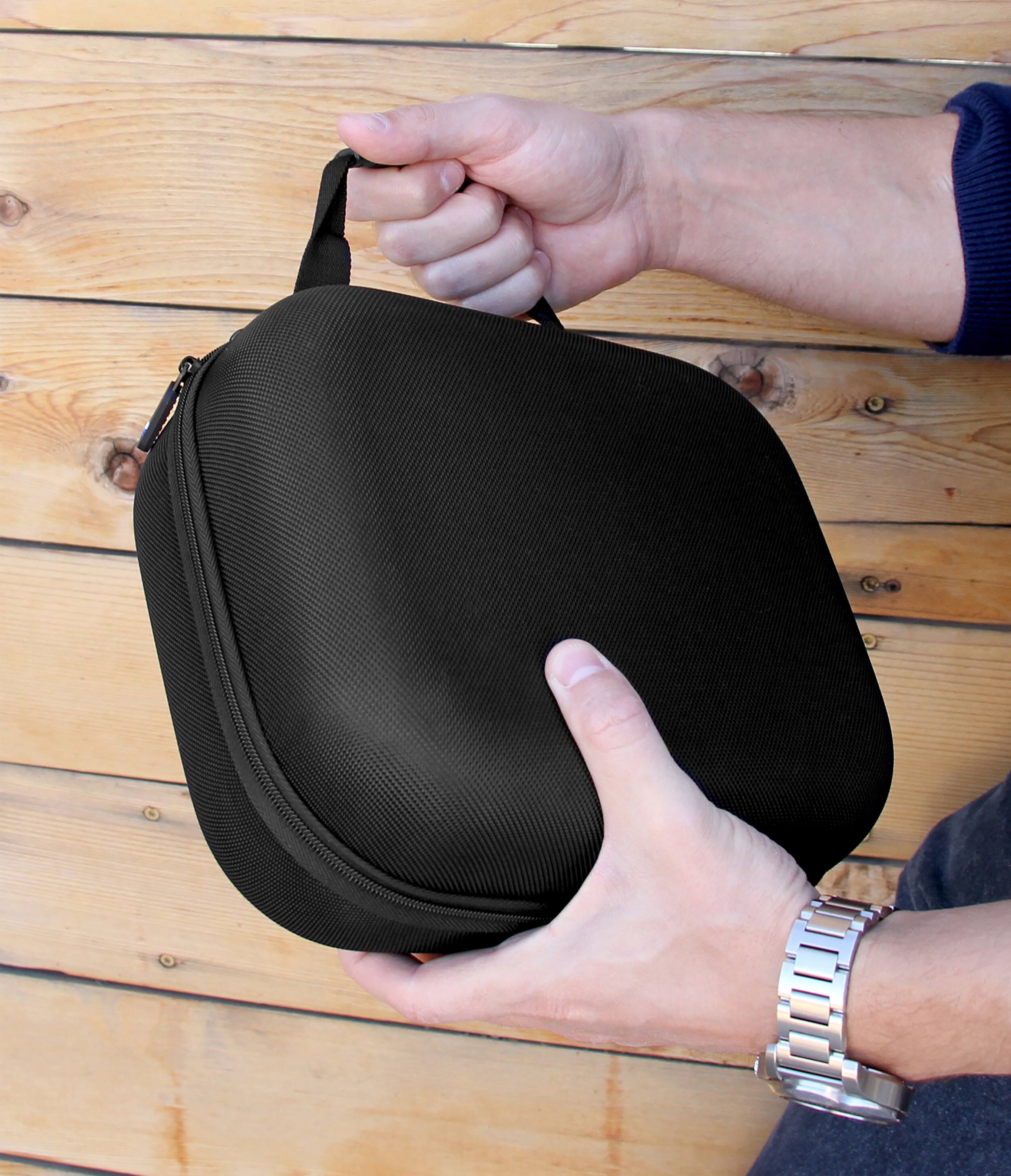 Left. CASEMATIX - Carry Case for Sonos Play Portable Speaker – Hard Shell Travel Carry Bag with Foam Storage.