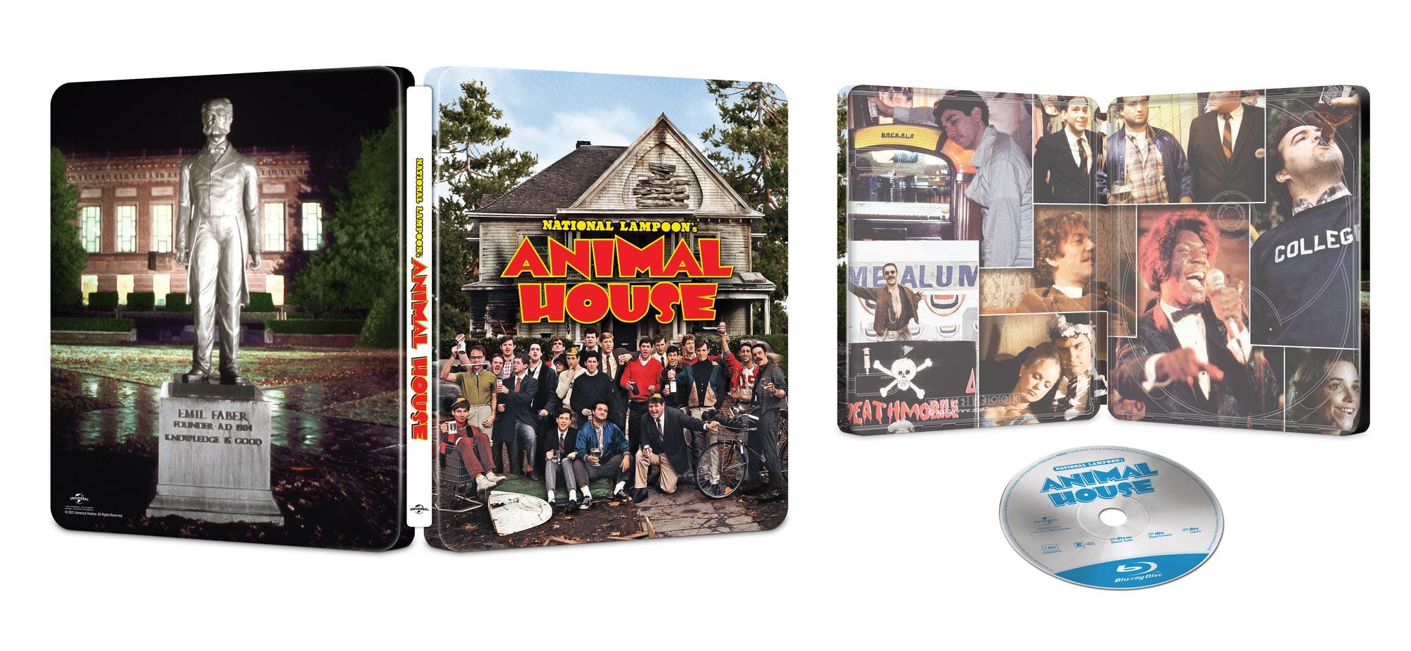 Back. National Lampoon's Animal House (Limited Edition Steelbook) [Blu-ray].