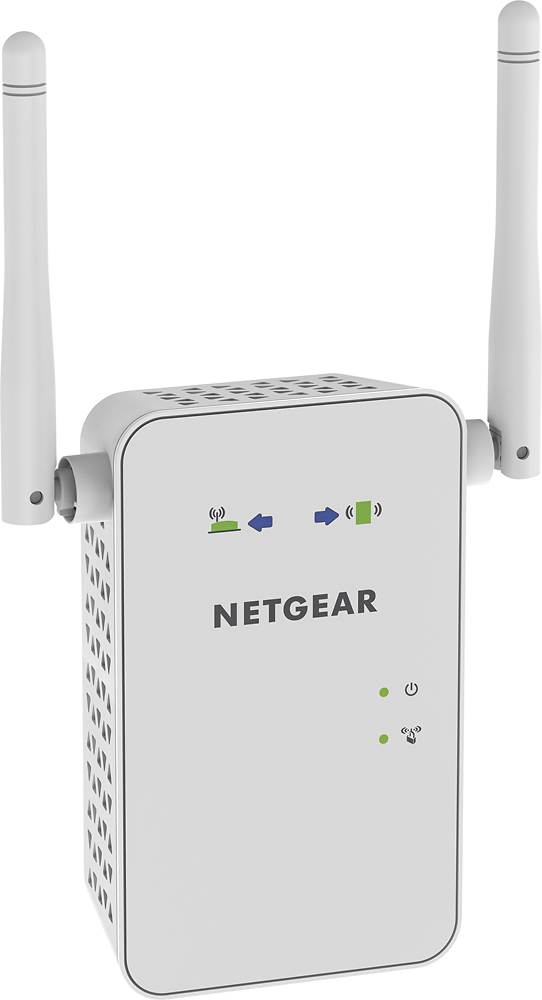NETGEAR AC750 Dual-Band Wi-Fi Range Extender White EX6100-100NAS - Best Buy