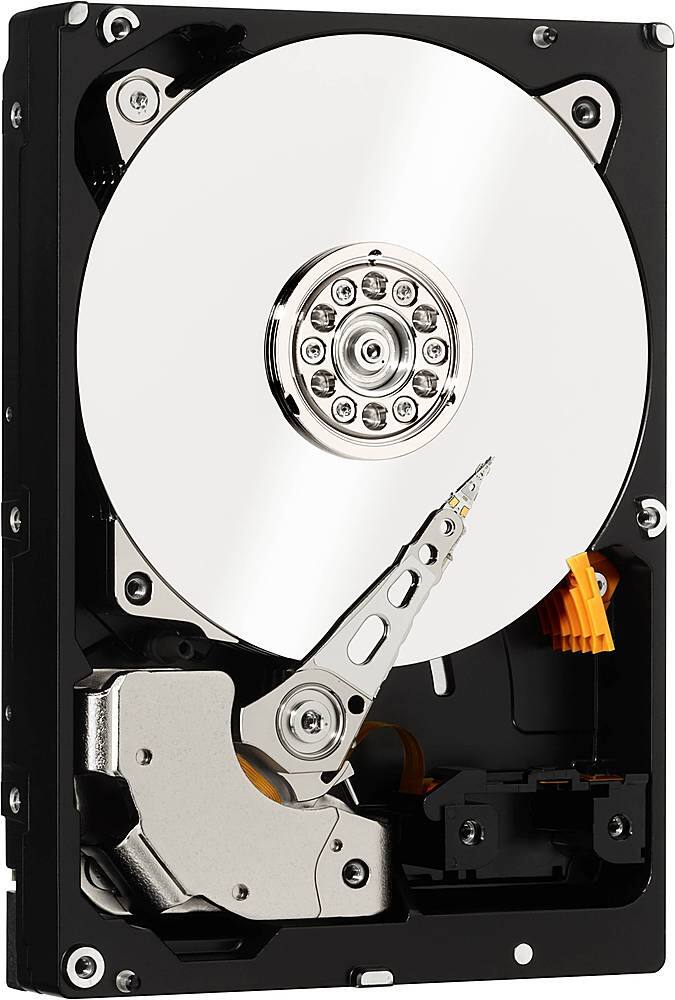 Alt View 19. WD - Black 2TB Internal SATA Hard Drive (OEM/Bare Drive) for Desktops - Black/Silver.