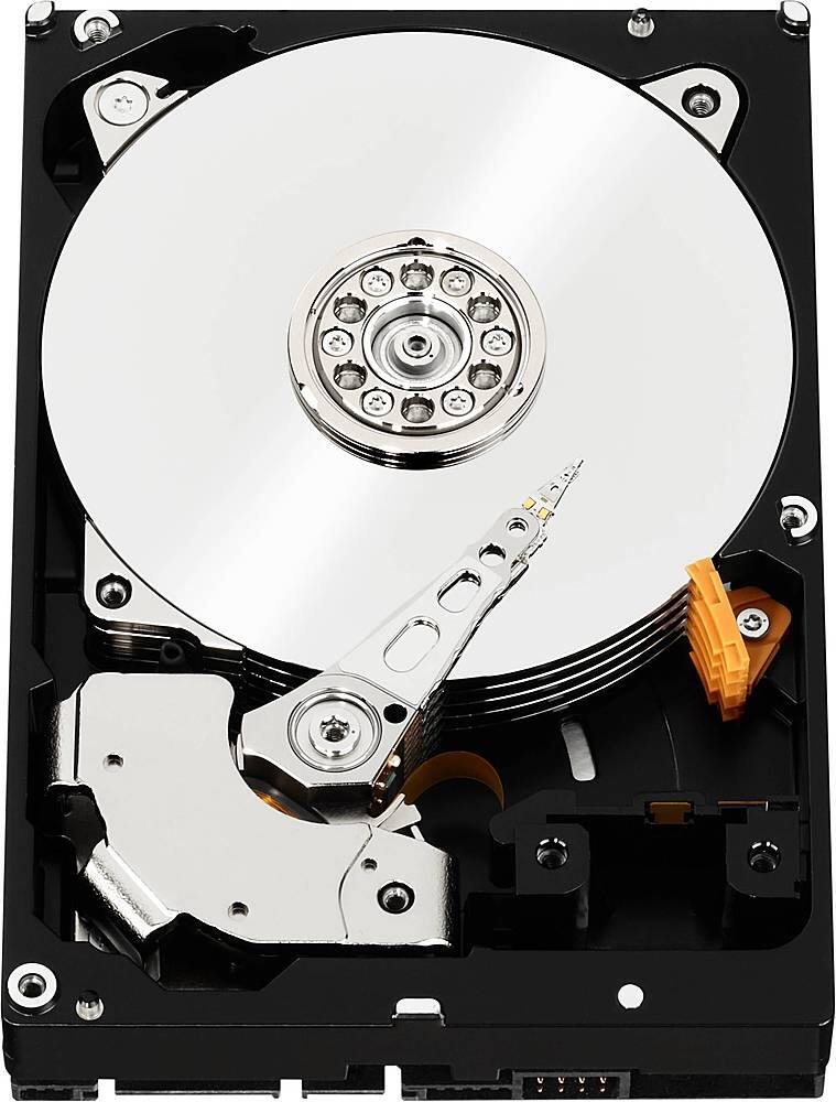 Alt View 20. WD - Black 2TB Internal SATA Hard Drive (OEM/Bare Drive) for Desktops - Black/Silver.