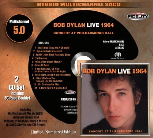 Front. Bootleg Series, Vol. 6: Bob Dylan Live 1964, Concert at Philharmonic Hall [SACD] [Super Audio CD (SACD)].