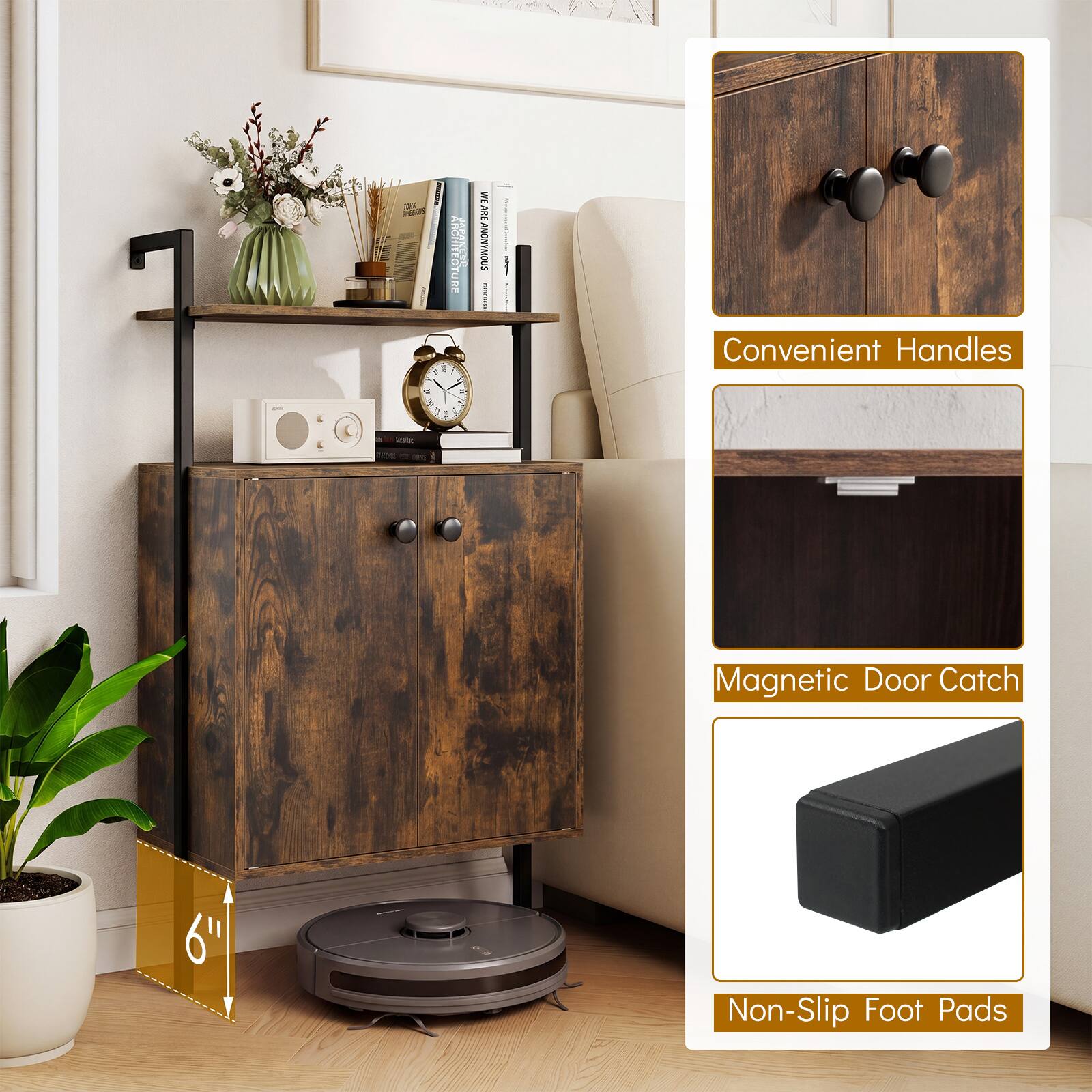 www.BIENTOSDV-ARCHITECTURE9-1

WE ARE ANONYMOUS

Convenient Handles

Magnetic Door Catch

Non-Slip Foot Pads