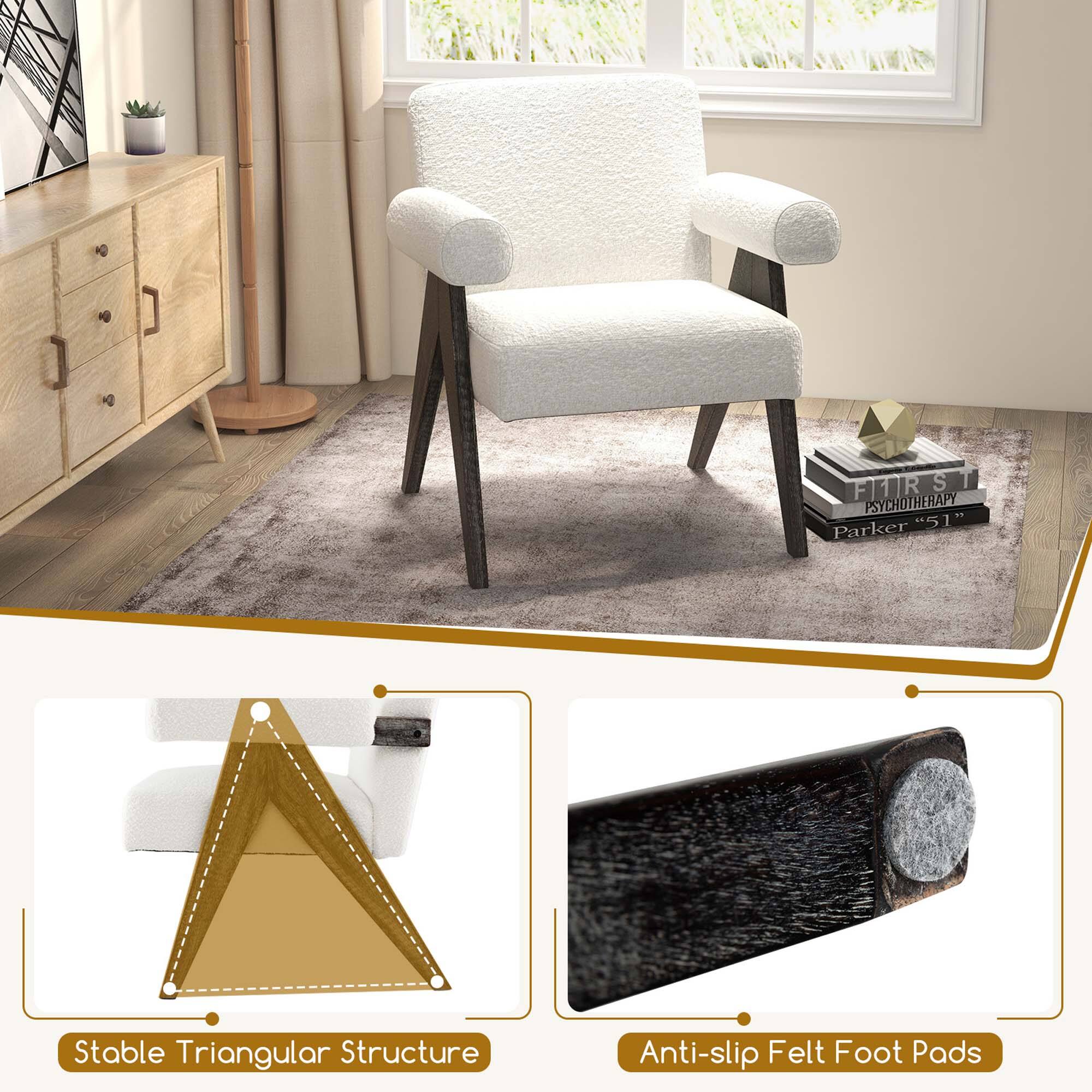 The text on the image reads: "FITIR S1 S T PSYCHOTHERAPY 51 1 Parker Stable Triangular Structure Anti-slip Felt Foot Pads."