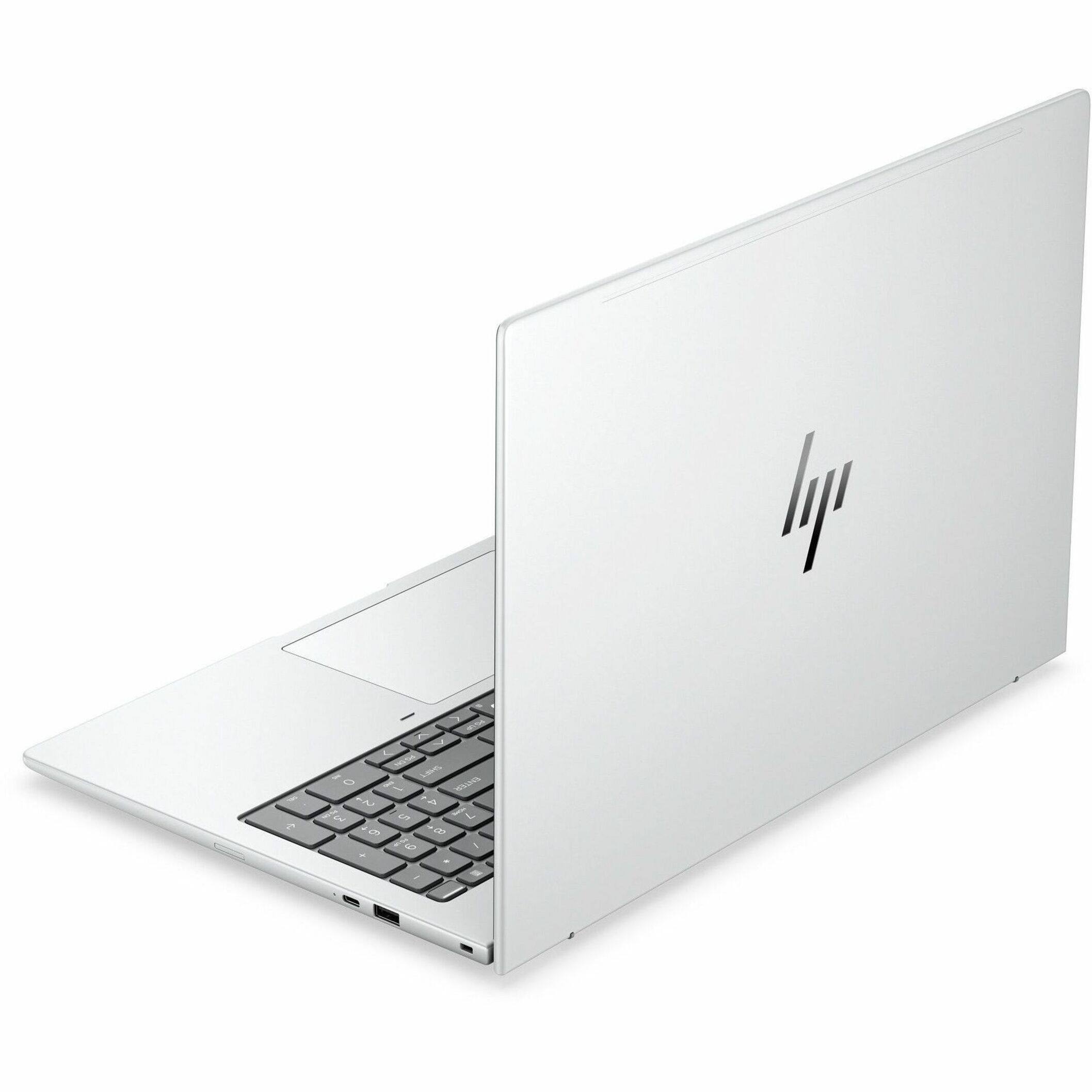 Alt View 18. HP - EliteBook 8 G2i 16" IPS 1920 x 1200 (WUXGA) Laptop - Intel Core Ultra 5 with 32GB Memory - 512 GB SSD - Glacier Silver Aluminum, Gray.