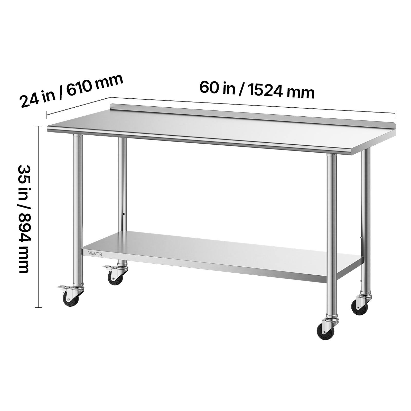 610 mm / 24 in  
60 in / 1524 mm  
35 in / 894 mm  
VEVOR