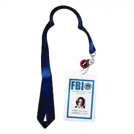 Seven20 - The X-Files Dana Scully ID Lanyard with Charm - Blue