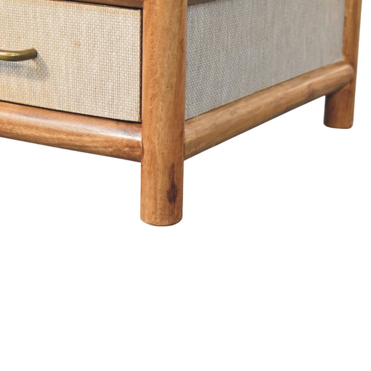 Alt View 5. Artisan Furniture - Solara Rattan Coffee Table - Light Brown.