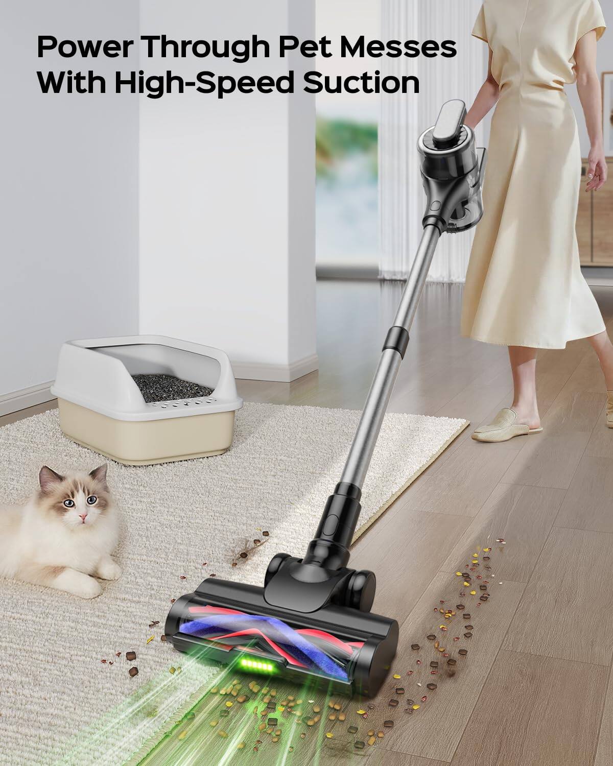 Power Through Pet Messes With High-Speed Suction