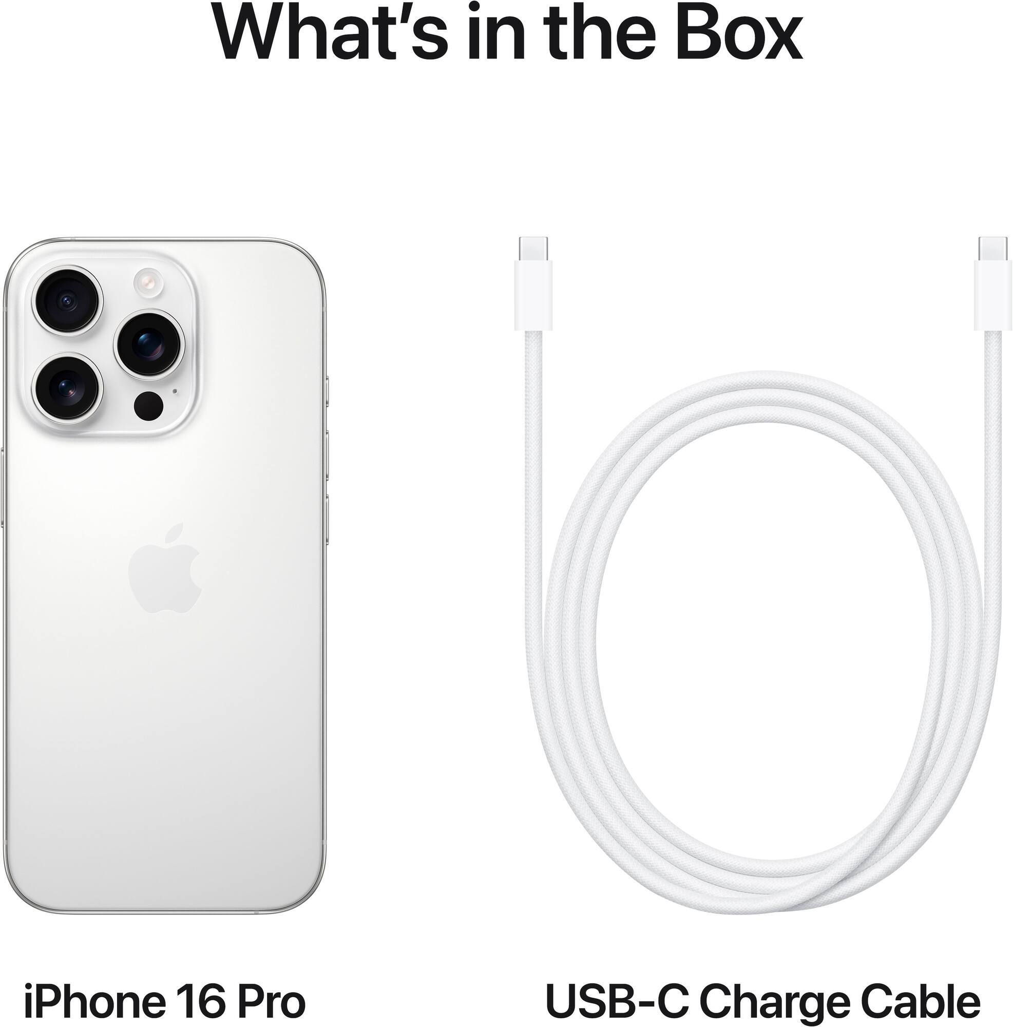 What's in the Box: iPhone 16 Pro USB-C Charge Cable