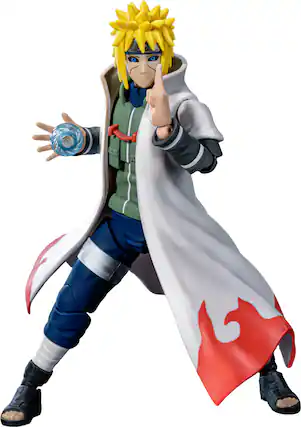 Front. PopMarket - Blokees - Naruto - Champion Class - 03: Minato Namikaze Model Kit - COLLECTIBLES - Multicolor.