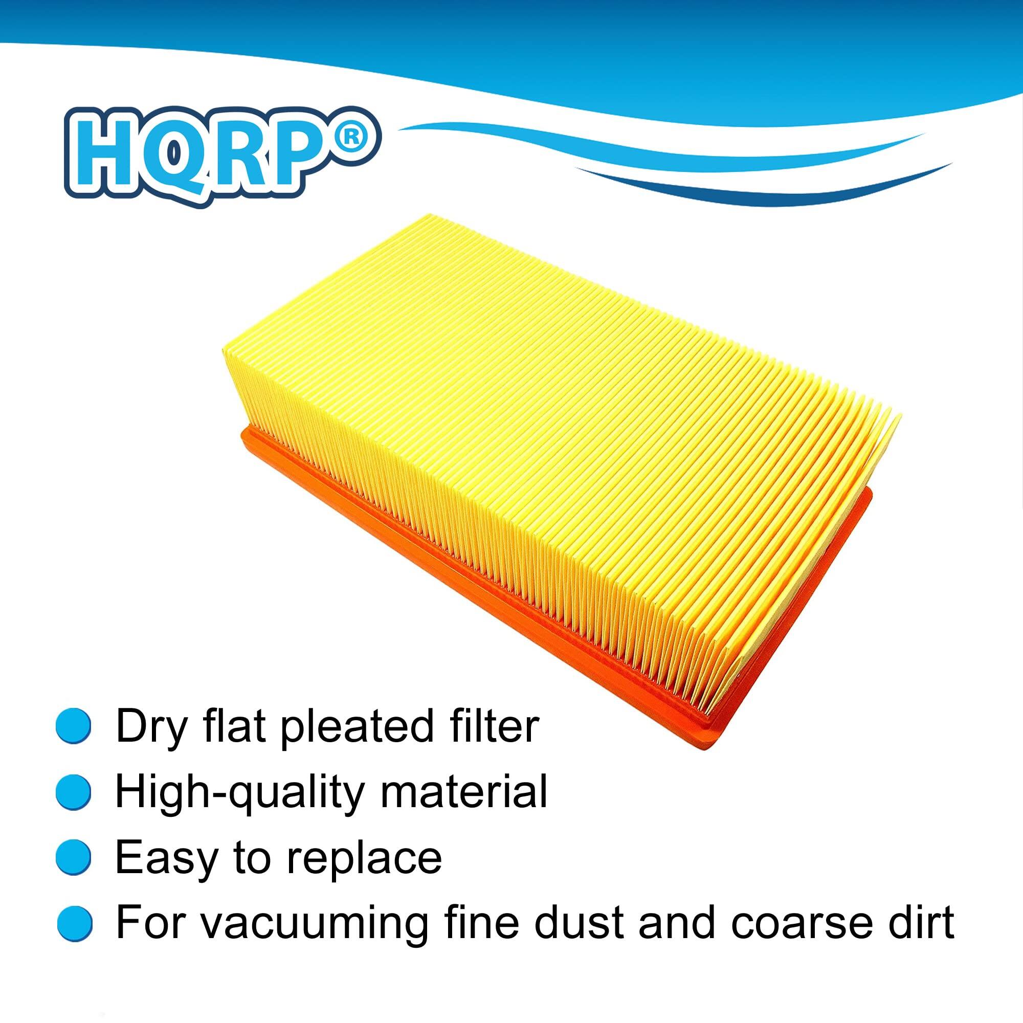 - Dry flat pleated filter
- High-quality material
- Easy to replace
- For vacuuming fine dust and coarse dirt