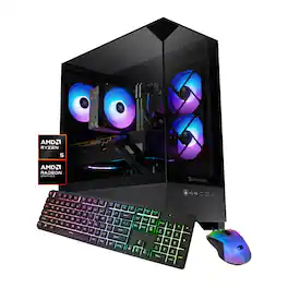 iBUYPOWER - Element SE Gaming Desktop PC - AMD Ryzen 5 5500,AMD Radeon RX 6500XT 4GB,16GB DDR4 Non-RGB RAM,1TB SSD_ESA5R65XT03 - Black