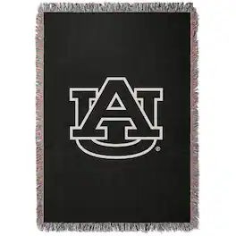 Chad & Jake - Auburn Tigers Woven Blanket - Black