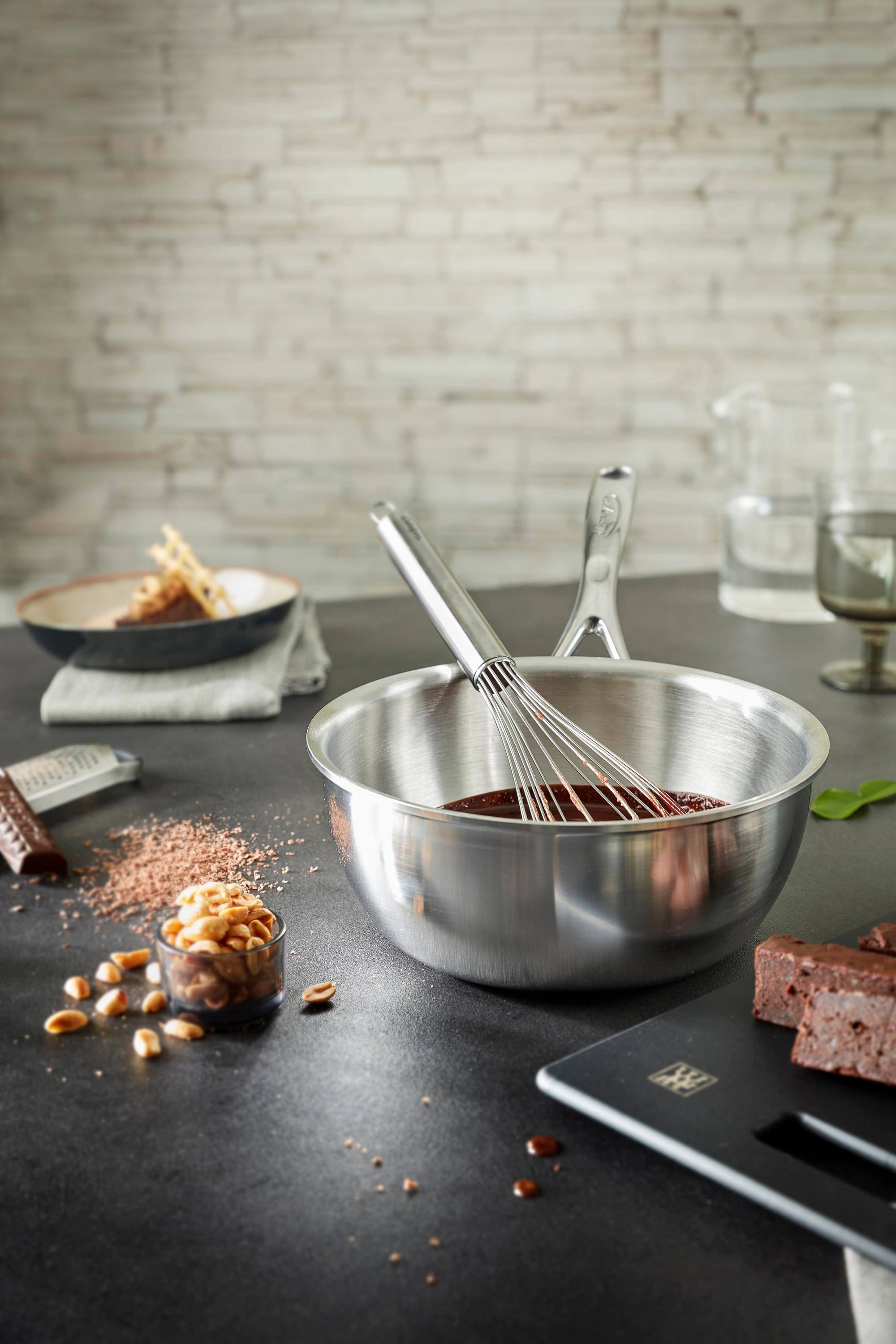 Alt View 3. Demeyere - Demeyere Atlantis Proline 7 2.1-qt Stainless Steel Saucier - Stainless Steel.