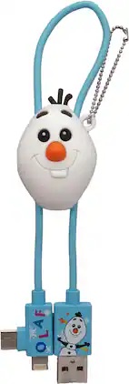 Monogram - International - Frozen Olaf 3D Foam USB Cable Bag Clip - Collectibles - Multicolor