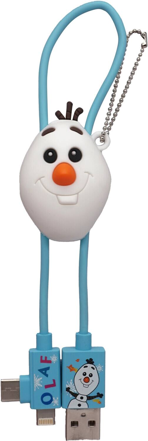 Front. Monogram - Monogram International - Frozen Olaf 3D Foam USB Cable Bag Clip   - Collectibles - Multicolor.
