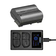 RECHARGEABLE LITHIUM ION BATTERY PACK
Nikon
CH1: EN-EL15
CH2: EN-EL5
38.40V
16000 mAh
8.34Wh