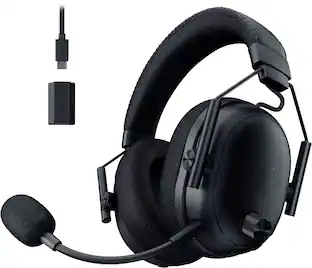 Razer Blackshark V2 Pro (Xbox) - Wireless Console E-Sports Headset for Xbox S|X & One (Triforce 50mm Membranes, HyperSpeed Wireless 2.4GHz, Detachable HyperClear Microphone) White Razer Blackshark V2 Pro (Xbox) - Wireless Console E-Sports Headset for Xbox S|X & One (Triforce 50mm Membranes, HyperSpeed Wireless 2.4GHz, Detachable HyperClear Microphone) White