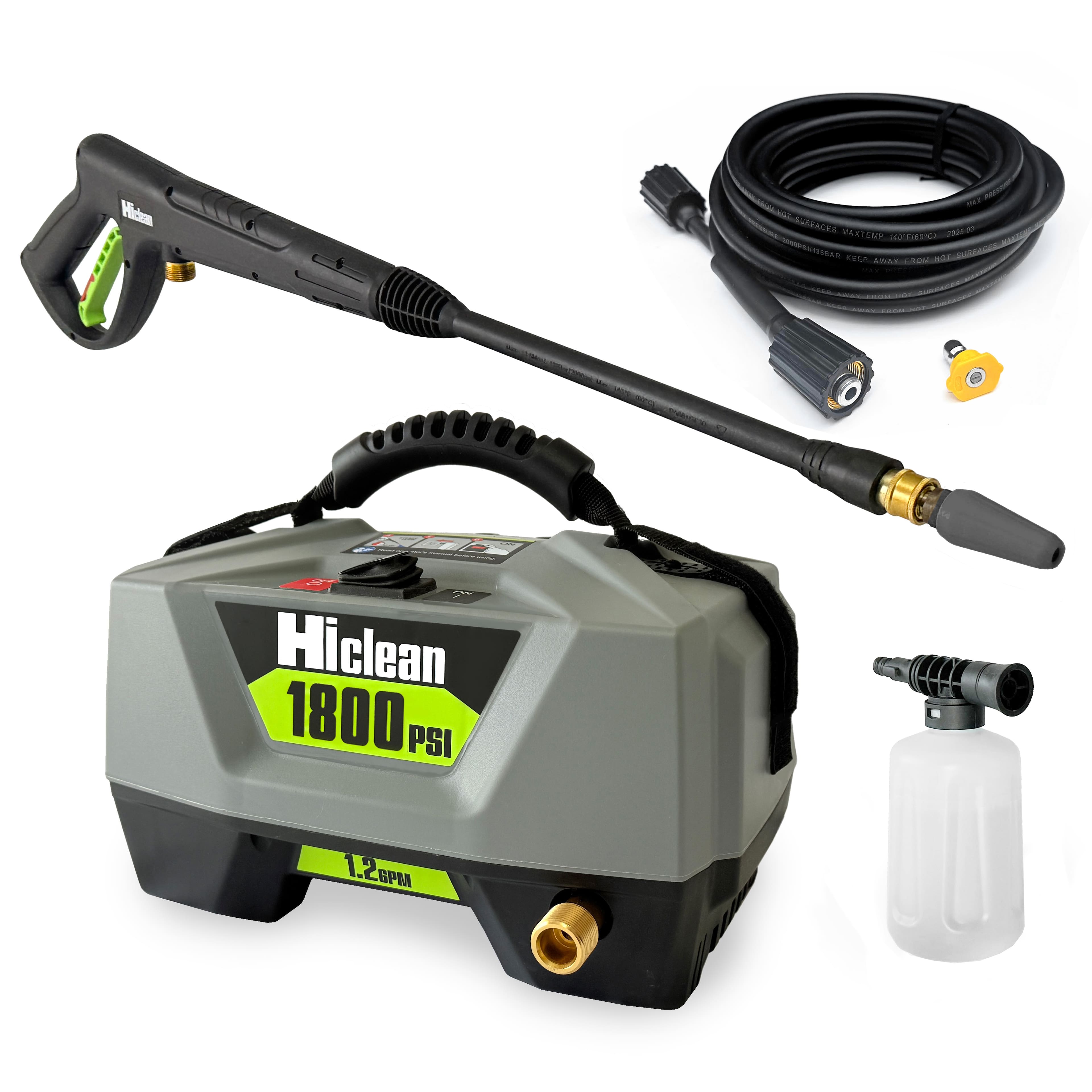 Hiclean 1800 PSI 1.2GPM
