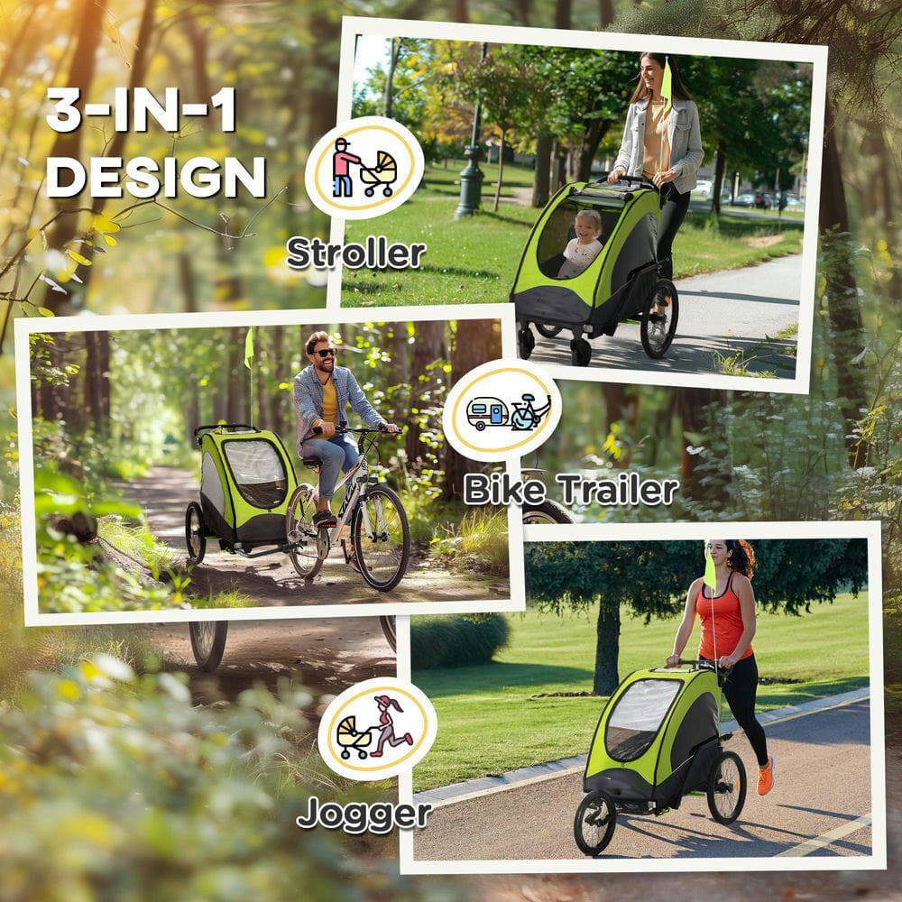 3-IN-1 DESIGN

- Stroller
- Bike Trailer
- Jogger