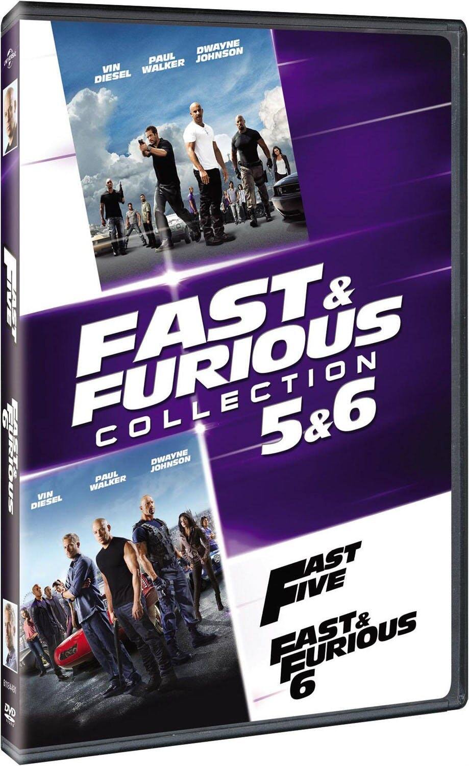 Angle. Fast & Furious Collection: 5 & 6 (DVD Double Feature) [DVD].