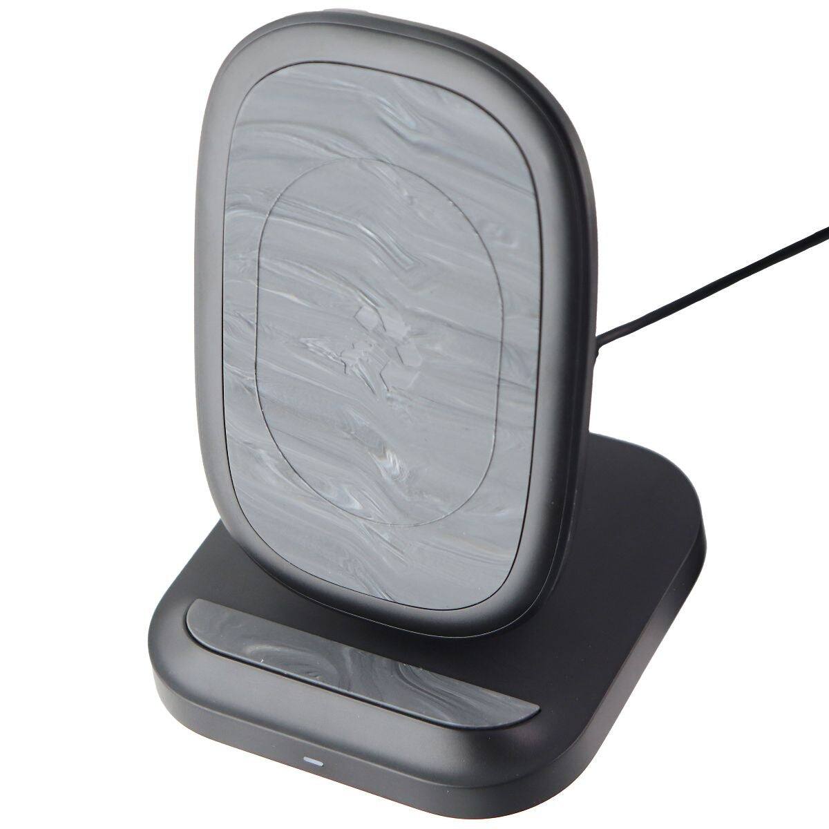 Front. Nimble - 15W Apollo Stand Fast Charging Wireless Stand - Black - Black.