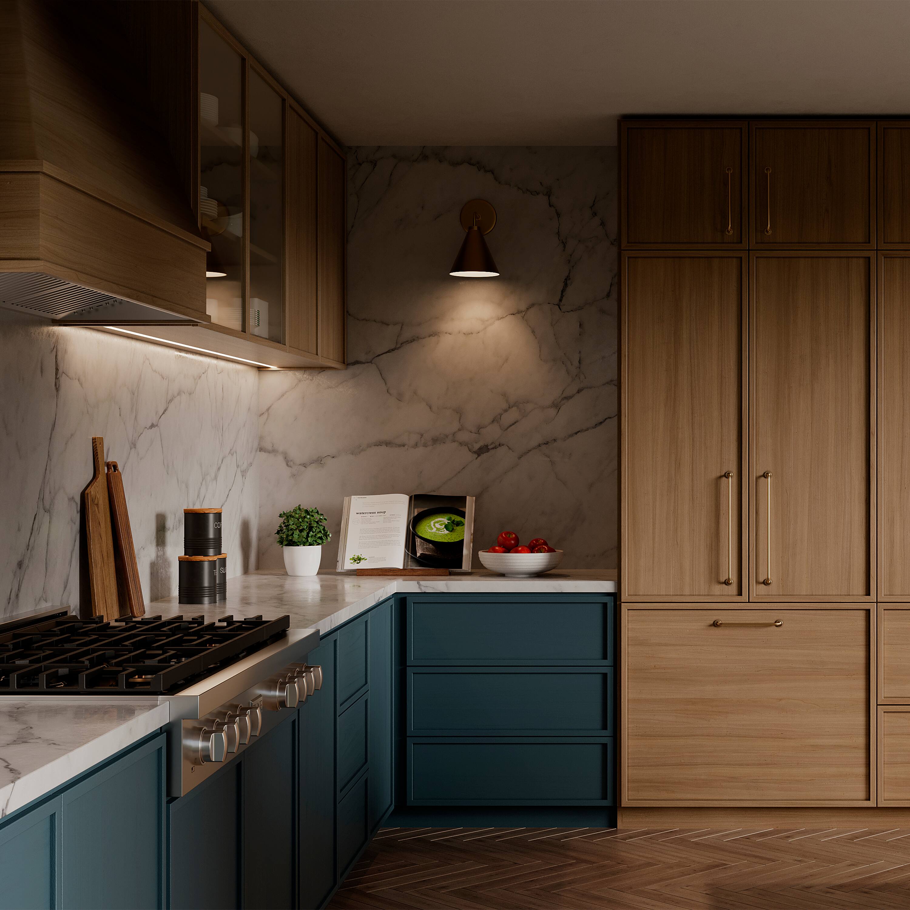 Alt View 5. ZLINE - 46 in. Ducted Wall Mount Range Hood Insert in Stainless Steel (695-46) - Brushed Stainless Steel.